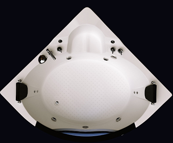 Ванна ГМ 1550*1550*750 с насосом OLB-806 с переливом